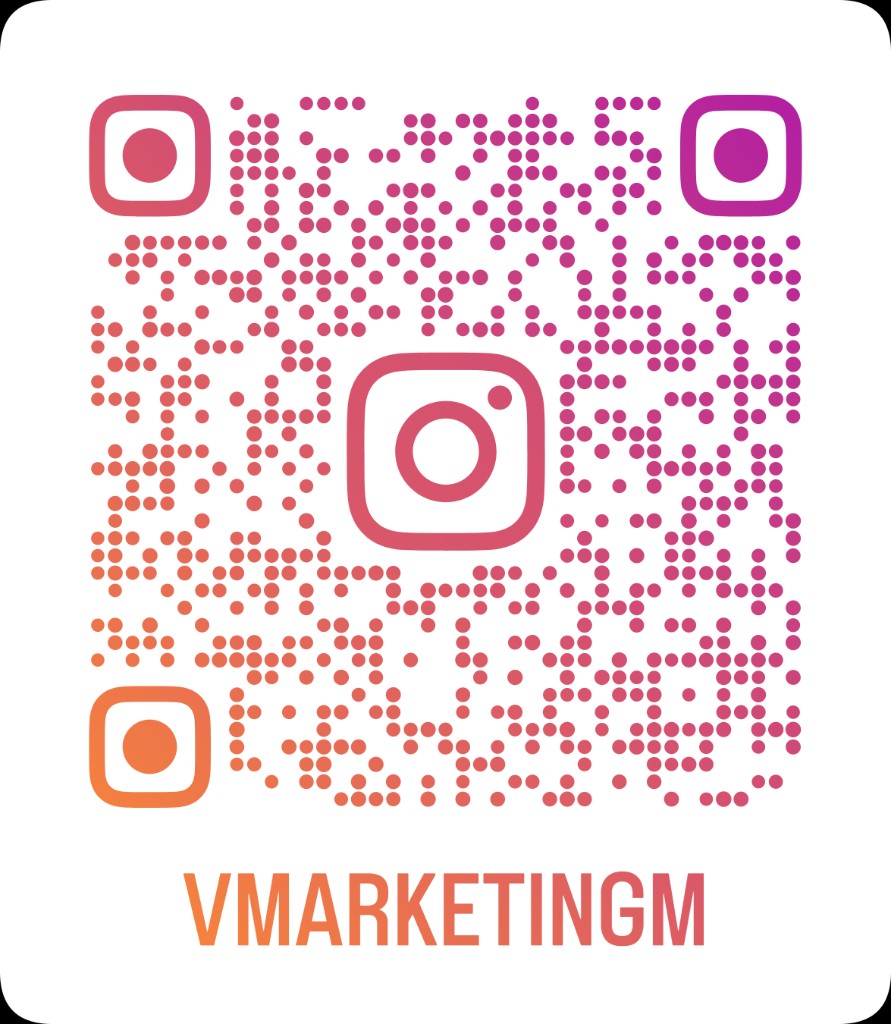 Código QR de Instagram @vmarketingm