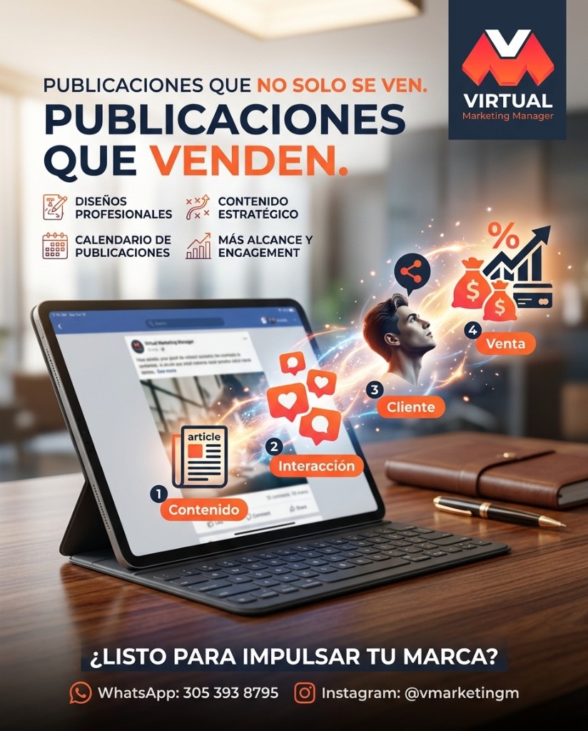 Publicaciones que venden — Virtual Marketing Manager