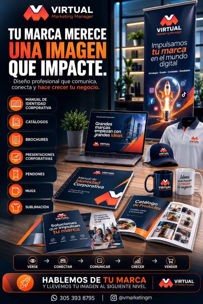 Tu marca merece una imagen que impacte — Virtual Marketing Manager
