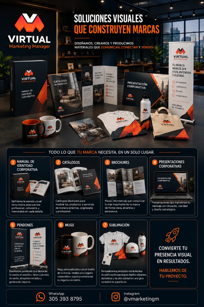 Soluciones visuales que construyen marcas — Virtual Marketing Manager