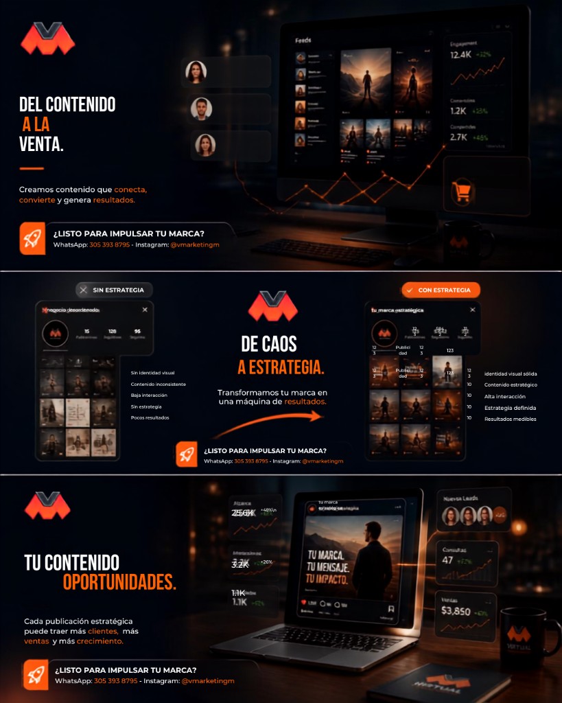 Del contenido a la venta, de caos a estrategia — Virtual Marketing Manager